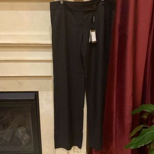 EMPORIO ARMANI black wide leg trousers size 46 Italy XL